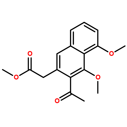 2-Naphthaleneacetic acid, 3-acetyl-4,5-dimethoxy-, methyl ester