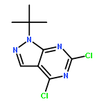 1H-Pyrazolo[3,4-d]pyrimidine, 4,6-dichloro-1-(1,1-dimethylethyl)-