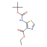 Ethyl 5-((tert-butoxycarbonyl)amino)thiazole-4-carboxylate