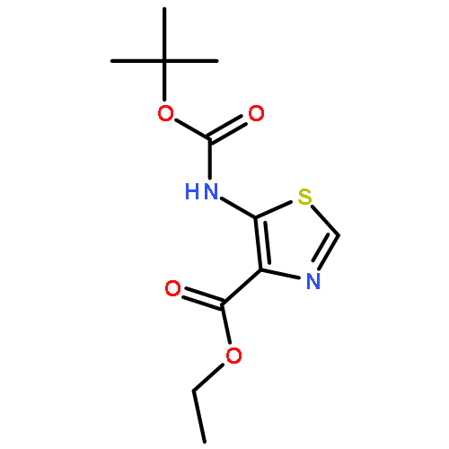 Ethyl 5-((tert-butoxycarbonyl)amino)thiazole-4-carboxylate