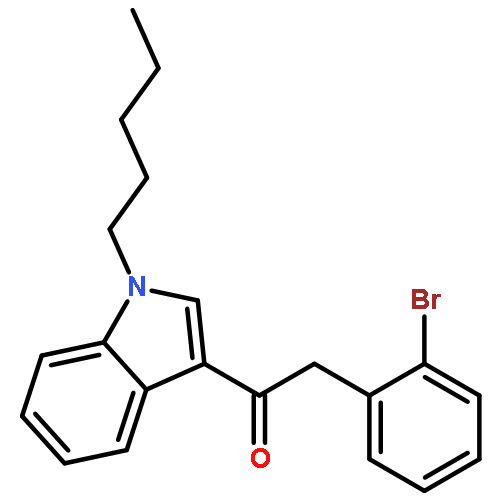 1-pentyl-3-(2-bromophenylacetyl)indole
