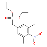 PHOSPHONIC ACID, [(3,5-DIMETHYL-4-NITROPHENYL)METHYL]-, DIETHYL ESTER