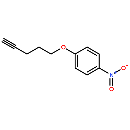 Benzene, 1-nitro-4-(4-pentynyloxy)-