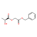 Propanoic acid, 2-hydroxy-, 2-oxo-2-(phenylmethoxy)ethyl ester, (2S)-