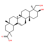 (3beta,5xi,18alpha)-3,24-dihydroxyolean-12-en-29-oic acid