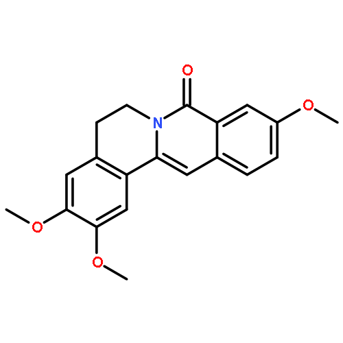 8H-DIBENZO[A,G]QUINOLIZIN-8-ONE, 5,6-DIHYDRO-2,3,10-TRIMETHOXY-