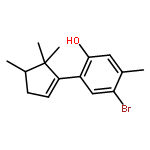 Phenol, 4-bromo-5-methyl-2-(4,5,5-trimethyl-1-cyclopenten-1-yl)-