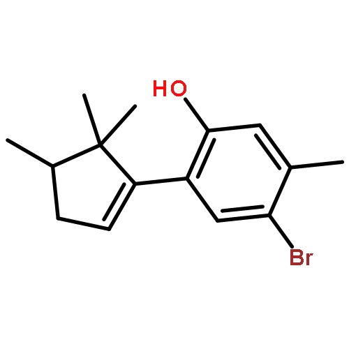 Phenol, 4-bromo-5-methyl-2-(4,5,5-trimethyl-1-cyclopenten-1-yl)-