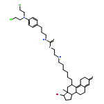 2-[6-[(11s,13s,17s)-17-hydroxy-13-methyl-3-oxo-2,6,7,8,11,12,14,15,16,17-decahydro-1h-cyclopenta[a]phenanthren-11-yl]hexylamino]ethyl N-[3-[4-[bis(2-chloroethyl)amino]phenyl]propyl]carbamate