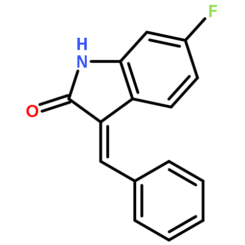 2H-Indol-2-one, 6-fluoro-1,3-dihydro-3-(phenylmethylene)-, (3E)-