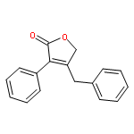 2(5H)-FURANONE, 3-PHENYL-4-(PHENYLMETHYL)-