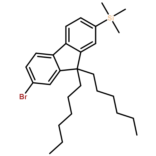 Silane, (7-bromo-9,9-dihexyl-9H-fluoren-2-yl)trimethyl-