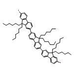 [2,2':7',2''-TER-9H-FLUORENE], 9,9,9',9',9'',9''-HEXAHEXYL-7,7''-DIIODO-