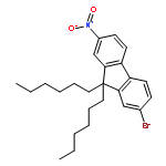 9H-FLUORENE, 2-BROMO-9,9-DIHEXYL-7-NITRO-