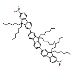 [2,2':7',2''-Ter-9H-fluorene], 9,9,9',9',9'',9''-hexahexyl-7,7''-dinitro-