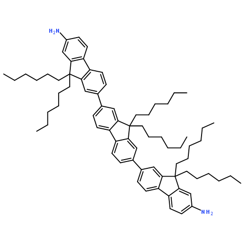 [2,2':7',2''-Ter-9H-fluorene]-7,7''-diamine, 9,9,9',9',9'',9''-hexahexyl-