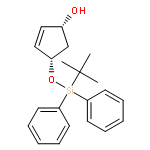 2-Cyclopenten-1-ol, 4-[[(1,1-dimethylethyl)diphenylsilyl]oxy]-, (1R,4S)-