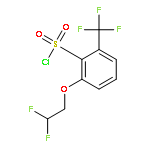 2-(2,2-difluoroethoxy)-6-(trifluoromethyl)benzene-1-sulfonyl chloride