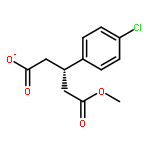 PENTANEDIOIC ACID, 3-(4-CHLOROPHENYL)-, MONOMETHYL ESTER, (3S)-