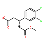 PENTANEDIOIC ACID, 3-(3,4-DICHLOROPHENYL)-, MONOMETHYL ESTER, (3S)-