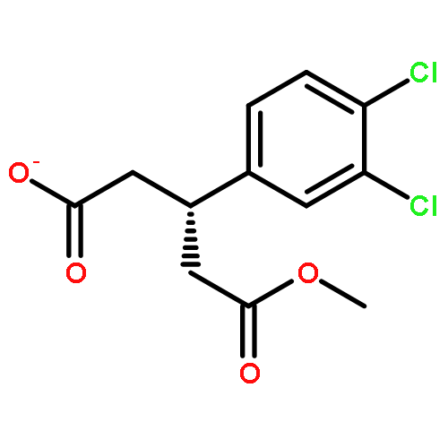 PENTANEDIOIC ACID, 3-(3,4-DICHLOROPHENYL)-, MONOMETHYL ESTER, (3S)-