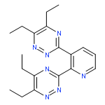 1,2,4-Triazine, 3,3'-pyridinediylbis[5,6-diethyl-