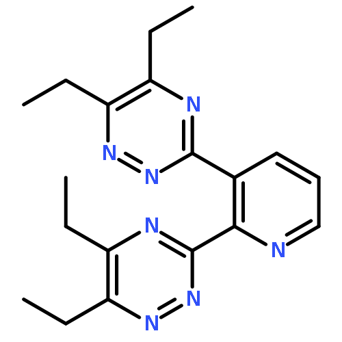 1,2,4-Triazine, 3,3'-pyridinediylbis[5,6-diethyl-