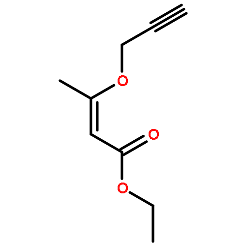 2-BUTENOIC ACID, 3-(2-PROPYNYLOXY)-, ETHYL ESTER, (2E)-