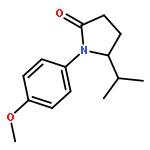 2-PYRROLIDINONE, 1-(4-METHOXYPHENYL)-5-(1-METHYLETHYL)-