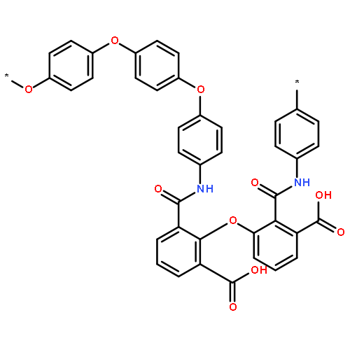 POLY[OXY-1,4-PHENYLENEOXY-1,4-PHENYLENEOXY-1,4-PHENYLENEIMINOCARBONYL(CARBOXYPHENYLENE)OXY(CARBOXYPHENYLENE)CARBONYLIMINO-1,4-PHENYLENE]