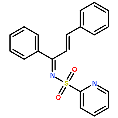 2-Pyridinesulfonamide, N-[(2E)-1,3-diphenyl-2-propenylidene]-