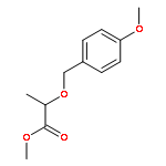 Propanoic acid, 2-[(4-methoxyphenyl)methoxy]-, methyl ester