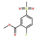 Benzoic acid, 2-fluoro-5-(methylsulfonyl)-, methyl ester