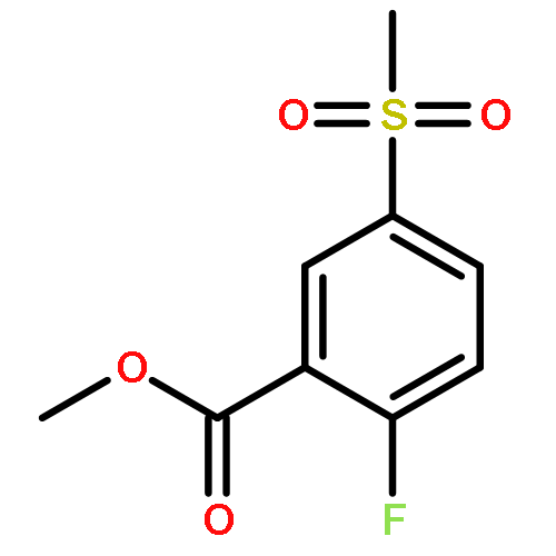 Benzoic acid, 2-fluoro-5-(methylsulfonyl)-, methyl ester