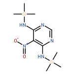 4,6-PYRIMIDINEDIAMINE, 5-NITRO-N,N'-BIS(TRIMETHYLSILYL)-