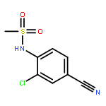 Methanesulfonamide, N-(2-chloro-4-cyanophenyl)-