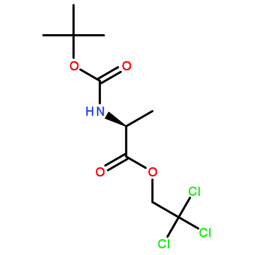 L-ALANINE, N-[(1,1-DIMETHYLETHOXY)CARBONYL]-, 2,2,2-TRICHLOROETHYL ESTER