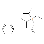 2-PROPYNOIC ACID, 3-PHENYL-, TRIS(1-METHYLETHYL)SILYL ESTER