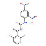 BENZAMIDE, N-[[(2,4-DINITROPHENYL)AMINO]CARBONYL]-2,6-DIFLUORO-