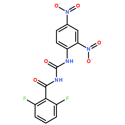 BENZAMIDE, N-[[(2,4-DINITROPHENYL)AMINO]CARBONYL]-2,6-DIFLUORO-