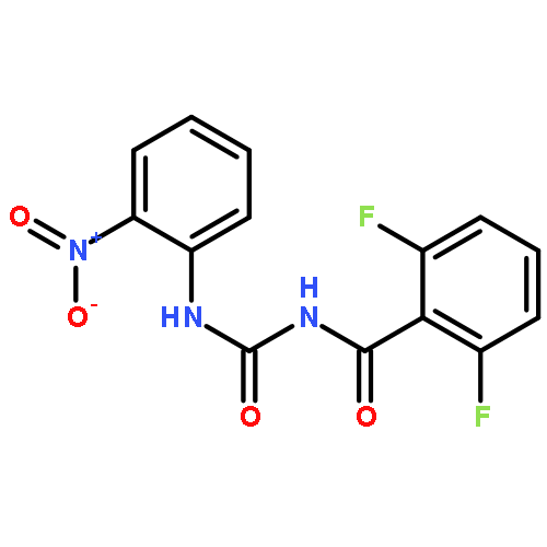 BENZAMIDE, 2,6-DIFLUORO-N-[[(2-NITROPHENYL)AMINO]CARBONYL]-