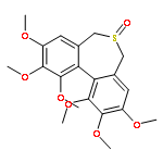 Dibenzo[c,e]thiepin, 5,7-dihydro-1,2,3,9,10,11-hexamethoxy-, 6-oxide