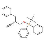 SILANE, (1,1-DIMETHYLETHYL)DIPHENYL[[(2S)-2-(PHENYLMETHYL)-3-BUTYNYL]OXY]-