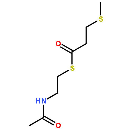 PROPANETHIOIC ACID, 3-(METHYLTHIO)-, S-[2-(ACETYLAMINO)ETHYL] ESTER