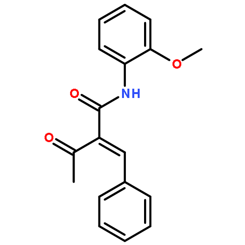 Butanamide, N-(2-methoxyphenyl)-3-oxo-2-(phenylmethylene)-