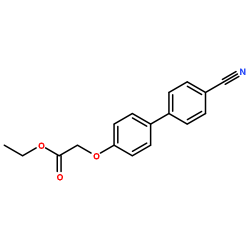 Acetic acid, [(4'-cyano[1,1'-biphenyl]-4-yl)oxy]-, ethyl ester