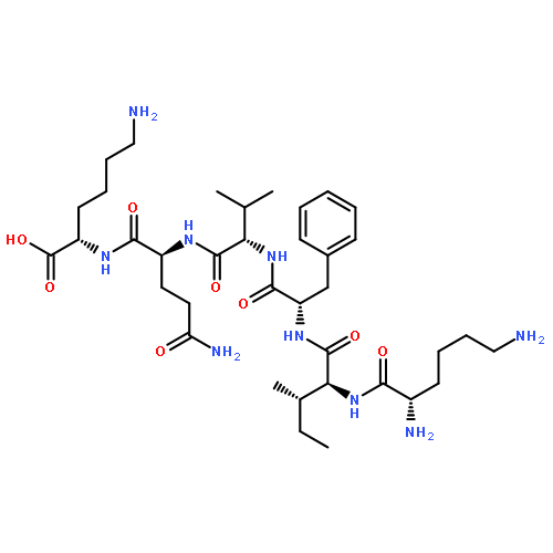 L-Lysine, L-lysyl-L-isoleucyl-L-phenylalanyl-L-valyl-L-glutaminyl-