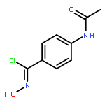 BENZENECARBOXIMIDOYL CHLORIDE, 4-(ACETYLAMINO)-N-HYDROXY-