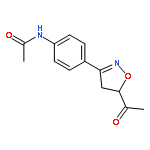 ACETAMIDE, N-[4-(5-ACETYL-4,5-DIHYDRO-3-ISOXAZOLYL)PHENYL]-