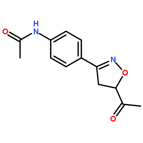 ACETAMIDE, N-[4-(5-ACETYL-4,5-DIHYDRO-3-ISOXAZOLYL)PHENYL]-